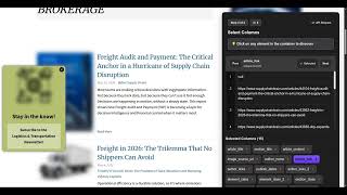 How to Scrape Logistics Companies from supplychainbrain.com with Minexa.ai