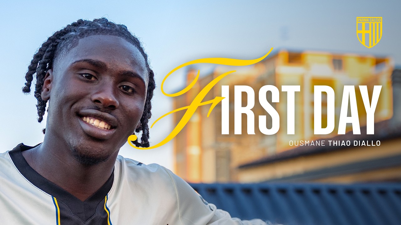 Vlog 📹💛💙 | Ousmane Diallo Thiao's First Day at Parma Calcio