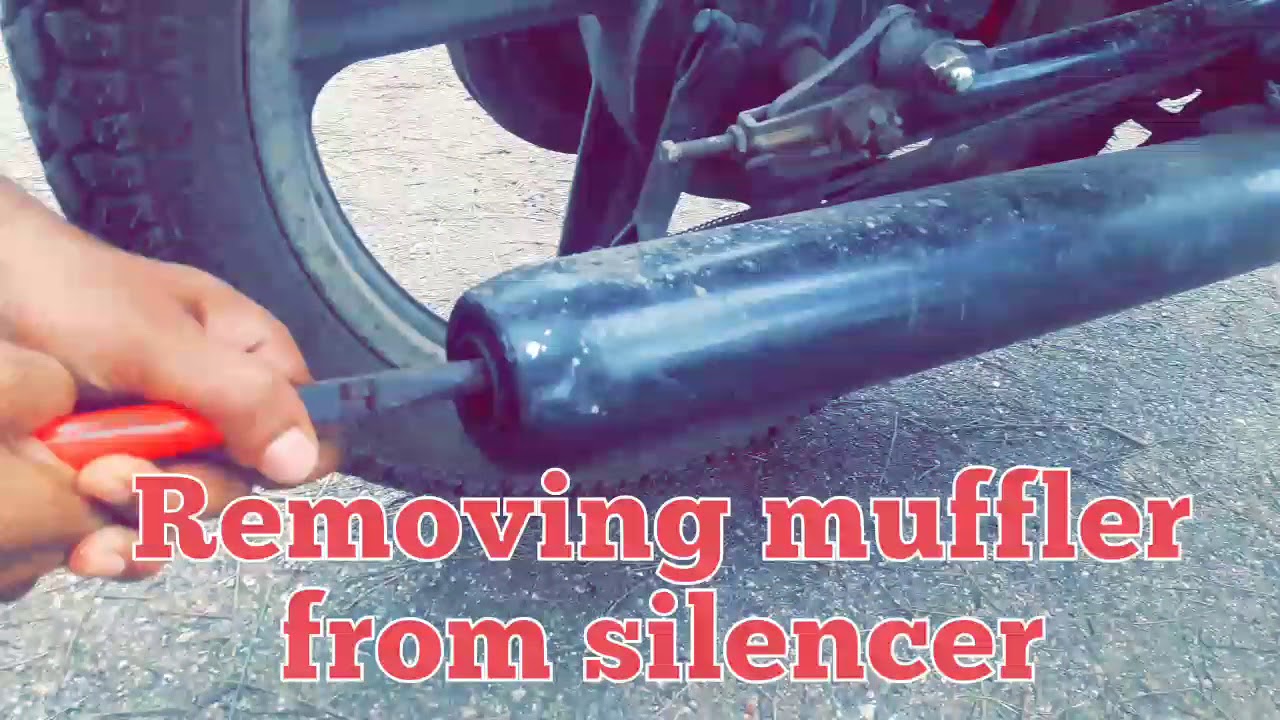 RX100 SOUND WITHOUT MUFFLER & WITH MUFFLER How to increase exhaust