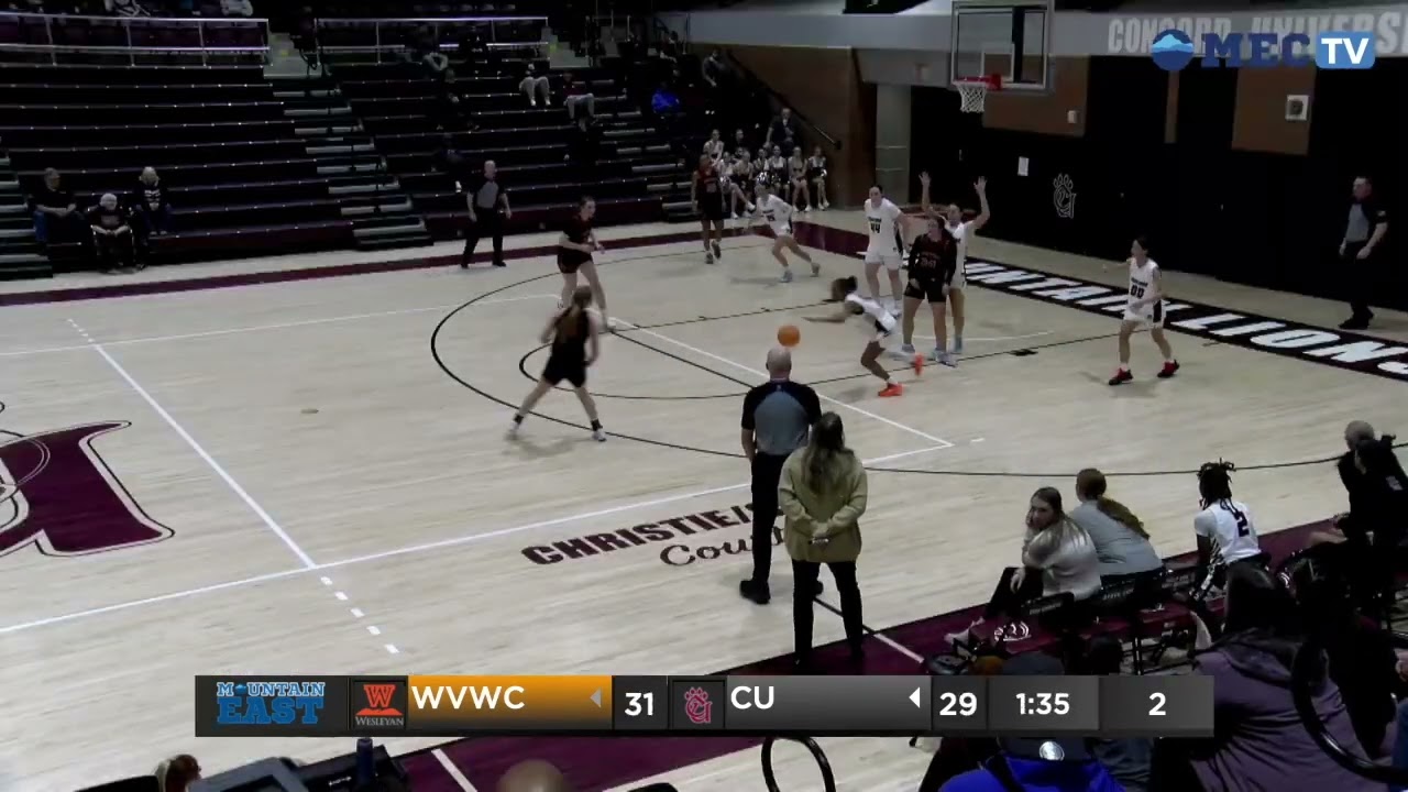 Concord Women's Basketball Highlights vs, Wesleyan