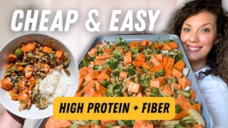 One-Pan Chickpea + Sweet Potato | Budget-Friendly High-Protein Dinner