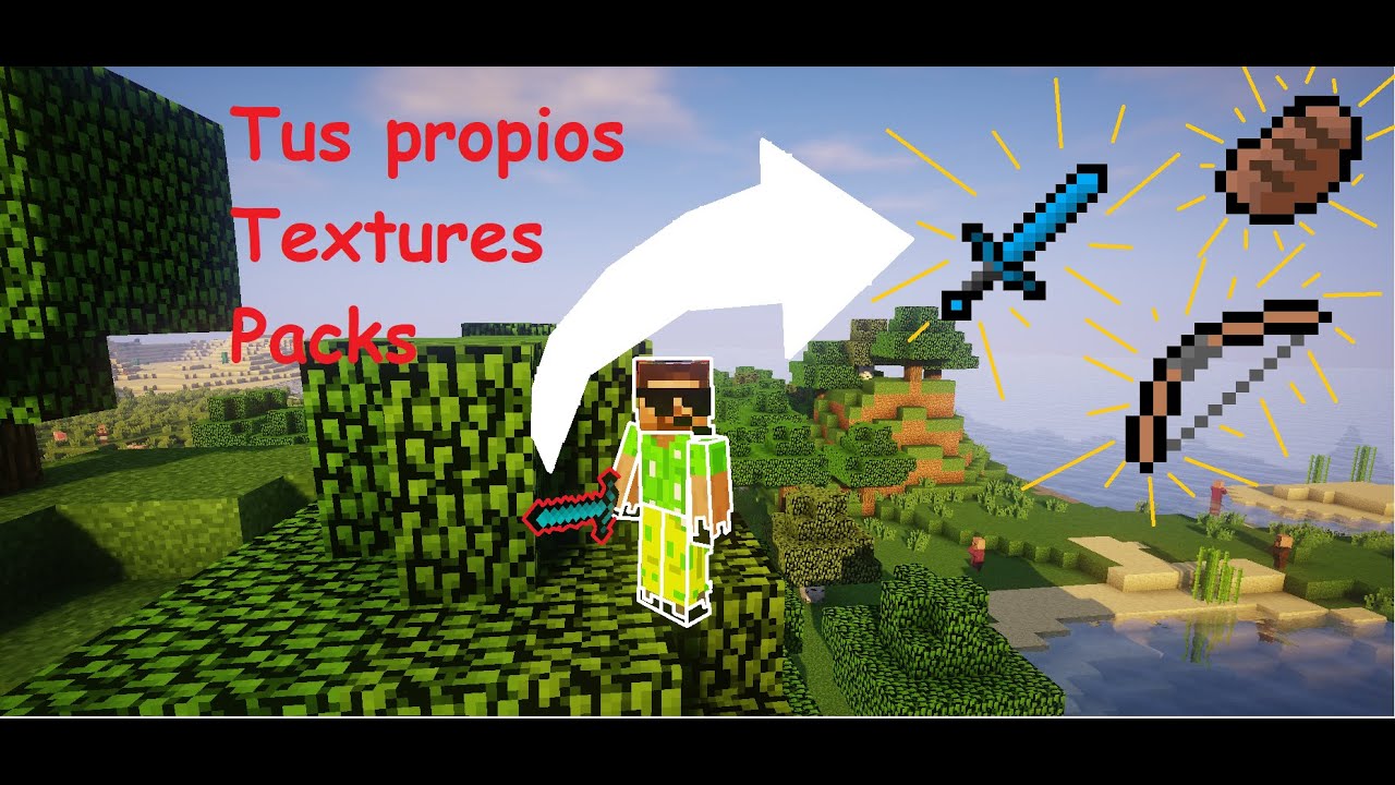 Como hacer tu propio pack de texturas para minecraft Java Edition - YouTube