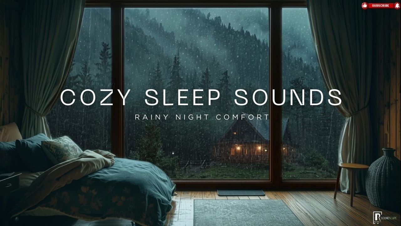 Rainy Night Comfort 🌧️ Relaxing Rain Sounds to Calm Your Mind