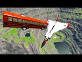 Beamng drive - Throwing Cars At Airplanes The New Avro Arrow