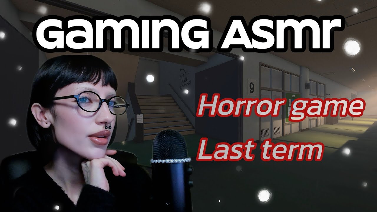 [asmr] Playing an Horror Game for the First Time and Beating it 🌛 Keyboard, Whispers, Mouth Sounds