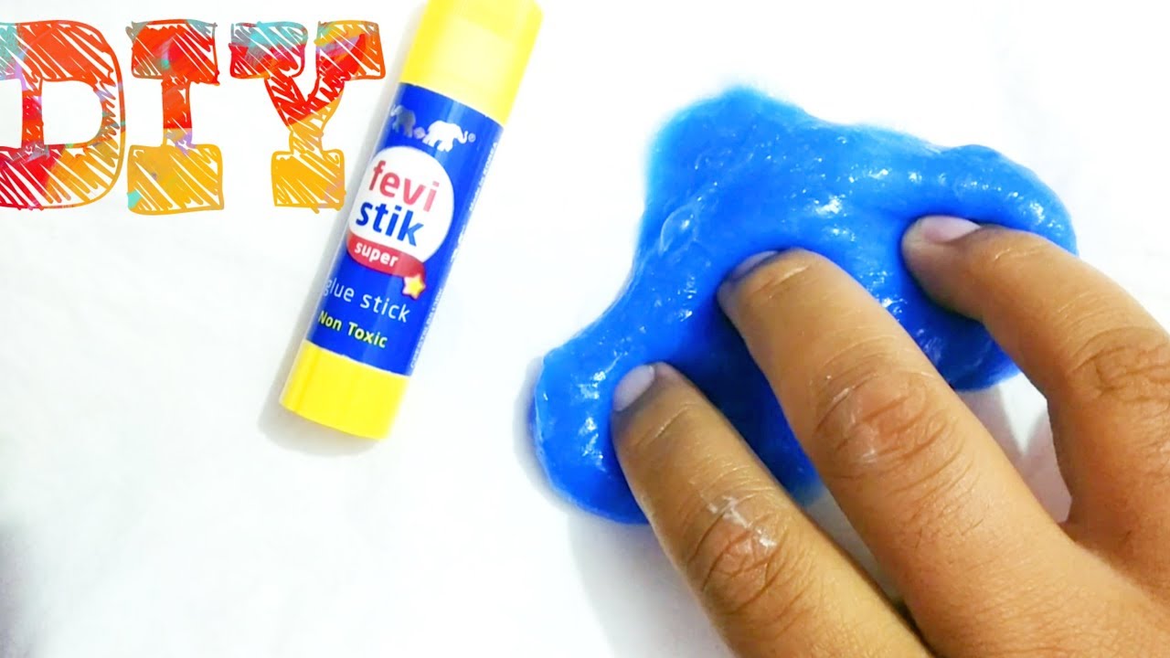 Diy Fevicol Stretchy Glue Stick Slime Without Borax 1 Ingredient Indian Product Slime Recipe