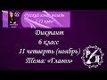 Диктант по русскому языку. 6 класс IIчетверть