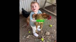 These People GOT A CHICKEN As Their Pet 😂🐔 #shorts
