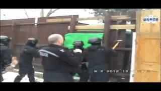 Drugs raid in Corby by Northamptonshire Police