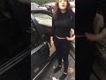 Crazy ex girlfriend tosses salad in car then plays victim