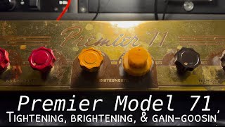 1950’s Premier Model 71 Resto Part 2 — Tightening, Brightening, & Gain-goosin’