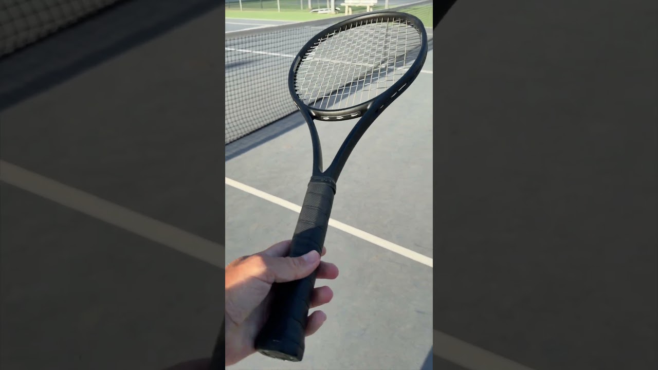 New blacked-out racquets…what is it? #tennisracket