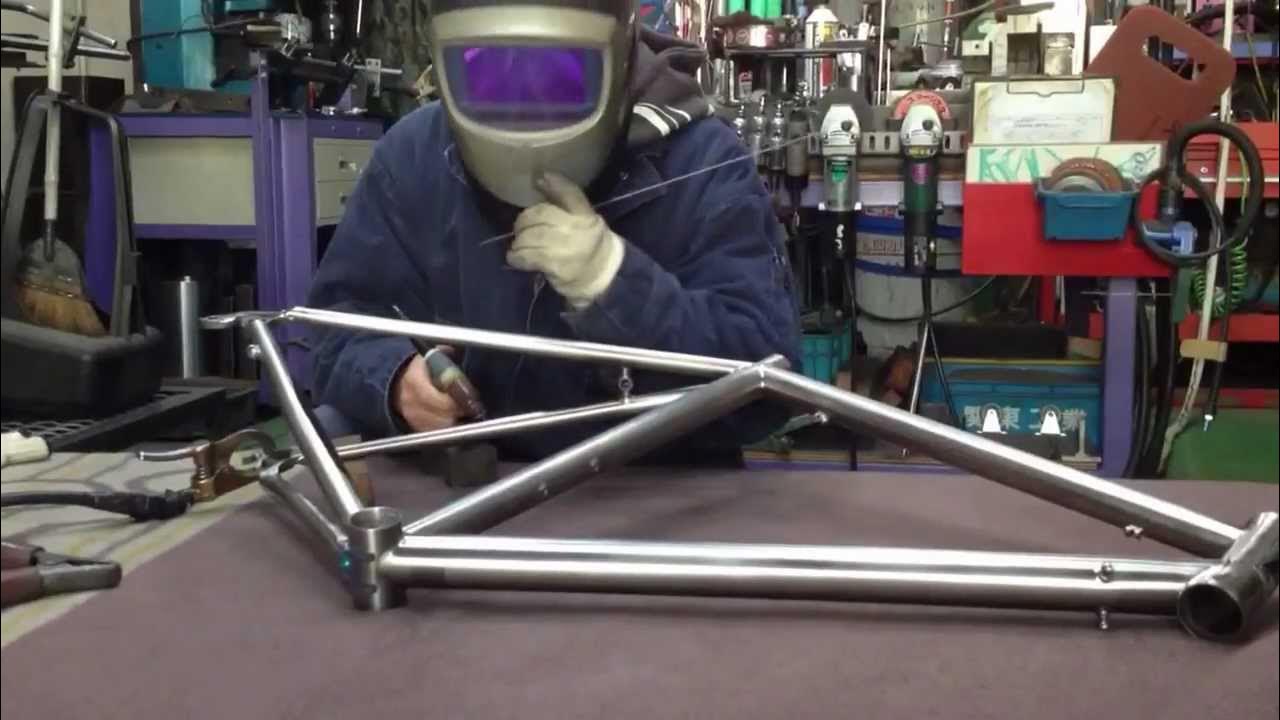 Titanium Bicycle Frame welding YouTube