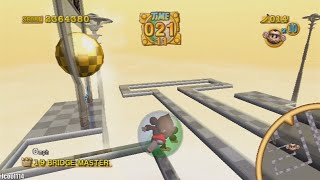 Super Monkey Ball Deluxe - Ultimate Deathless Playthrough (All Levels, No Warp) - Jcool114