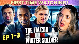 Falcon and Winter Soldier Reaction: Episodes 1-3! (First Time Watching)