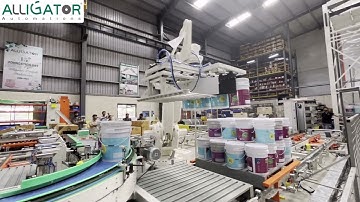 One‑Gripper Robot That Handles Buckets & Cases – Slash Labor, Speed Up Palletizing Instantly