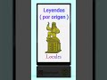 Clasificación de las leyendas por sitio de origen