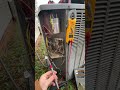 Coils are frozen. Bad defrost sensor. #defrost #heatpump #hvac #frozencoil