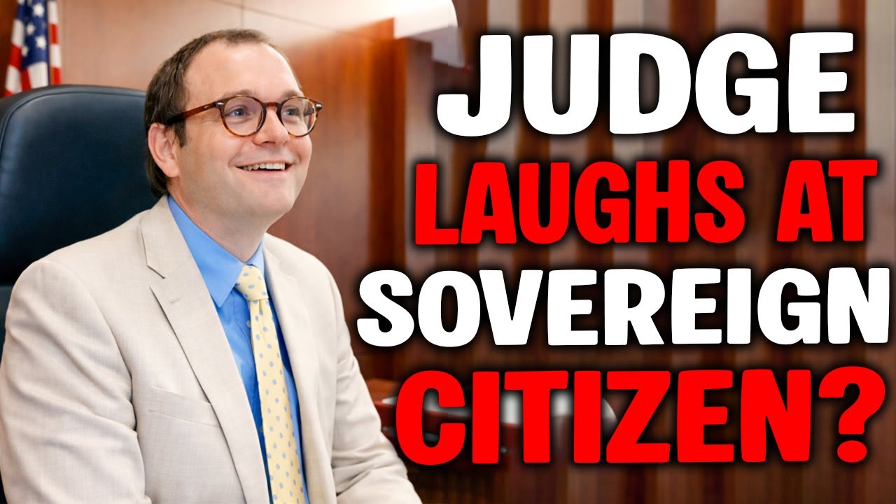 Sovereign Citizen Thought He Was Smart… Judge LAUGHS IN HIS FACE