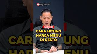 Cara Hitung Harga Menu di Resto Supaya gak Rugi #restaurant #culinary #kuliner #foodvlog #chef