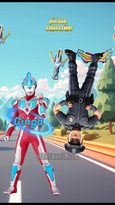 Ultraman Ginga Taiga Heishin And Kaiju Prank #kartun #animasi #ultraman