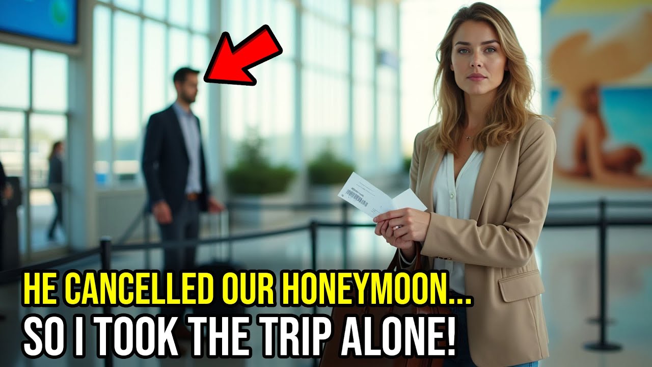 He Cancelled Our Honeymoon to Impress His New Boss — So I Booked a Single Ticket and Never....