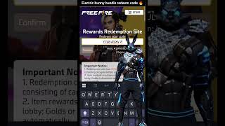 free fire daily working redeem code | ff reward redeem code 🔥#freefire
