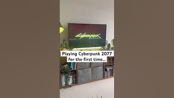 pov: FIRST time playing CYBERPUNK 2077 😭 Been nice working with you too V & Jonny #cyberpunk2077