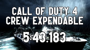 CoD4 - Crew Expendable Speedrun 5:43.183