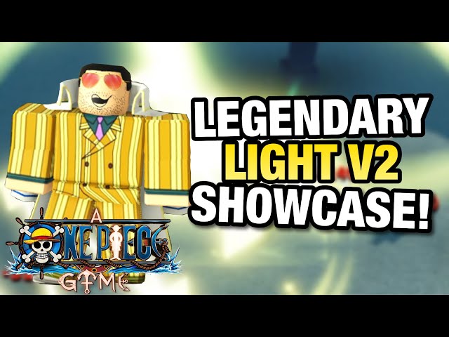 Light Light fruit showcase in Blox Piece ! New One piece Game