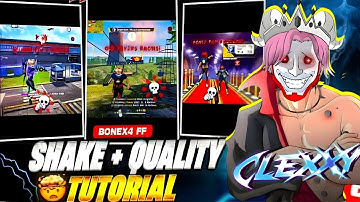 Bonex4 ff shake effect editing tutorial|| Bonex4 ff quality + shake effect editing tutorial#mskffyt 