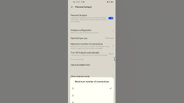 personal Hotspot settings in vivo phone | Phone settings