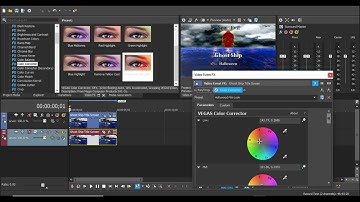 How To Do An area Colour Correction In Sony Vegas Pro 16