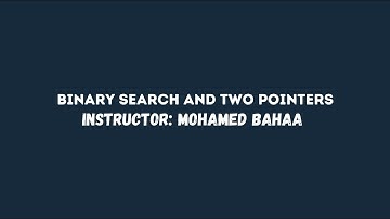 Binary Search and Two Pointers