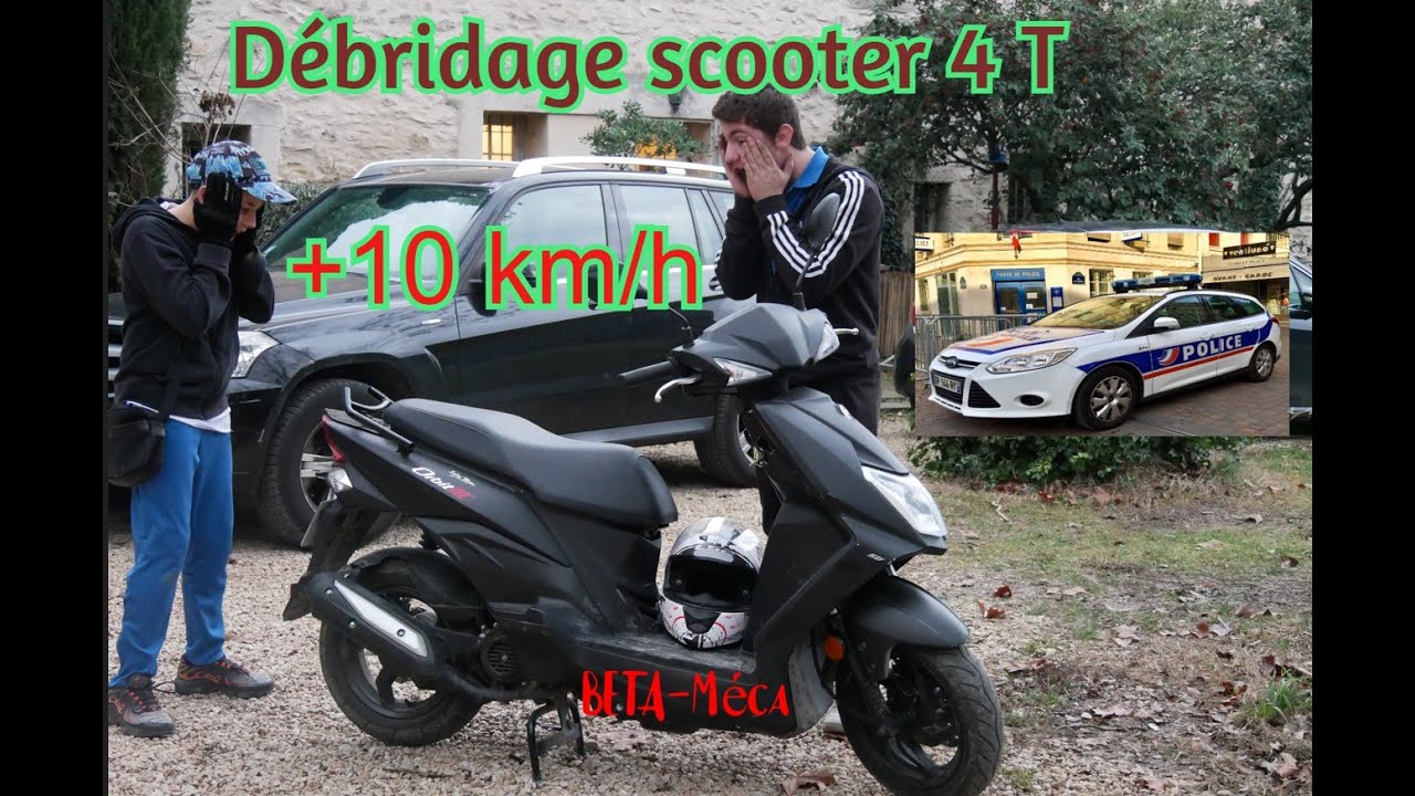 Comment débrider son scooter 4T + 10 KM/H - YouTube