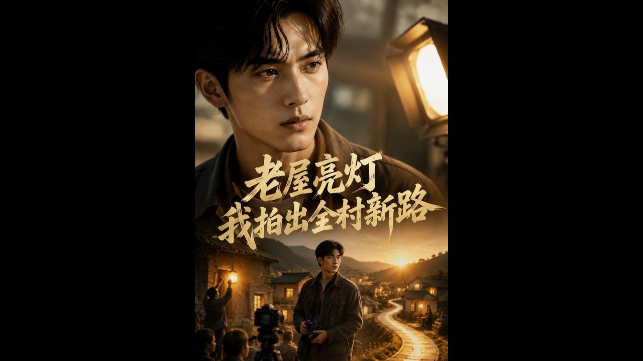【一口气看完】《老屋亮灯我拍出全村新路》#短剧 #AI短剧 #逆袭 #drama #爽剧 #鲨鱼先生