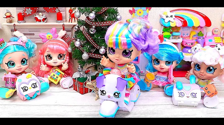 Kindi Kids Surprise Christmas Gifts with New Doll Rainbow Kate!