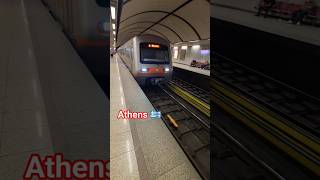 faster metro in Athens Greece 🇬🇷 #athens #shorts #ytshorts #travel #metro