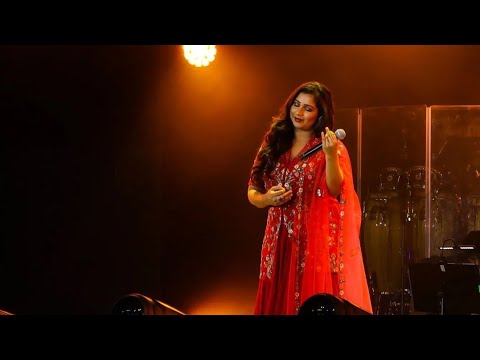 ShreyaGhoshalOfficial singing CHAKA CHAK for the first time LIVE   Dubai expo 2020