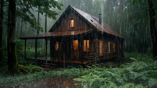 Thunder Echo and Rain Sounds on Roof | Storm Ambience for Sleeping, Reading, or Studying