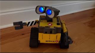 TESTED Disney Pixar Wall-E U Command Thinkway toy robot - no remote VIDEO