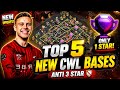 NO 3 STAR! Top 5 TH18 Ring Bases for WAR (Links Inside) | Th18 CWL Base with Link coc (5)