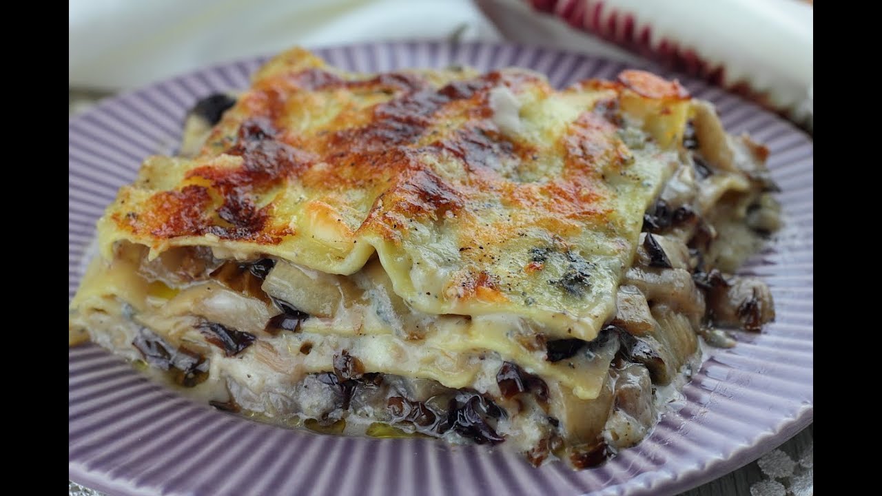 Lasagne al radicchio con gorgonzola e noci: faranno vibrare le vostre papille gustative!