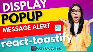 Display Popup Alert Messages in Browser Using react-toastify | ecommerce website | Hindi |