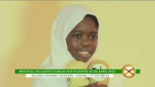 En Direct de Dakar Daara Imame chatibi Récital de saint coran fin d'année scolaire 2022