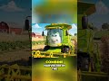 Majestic Combine Harvester: Sunrise Harvest in Action! #shorts