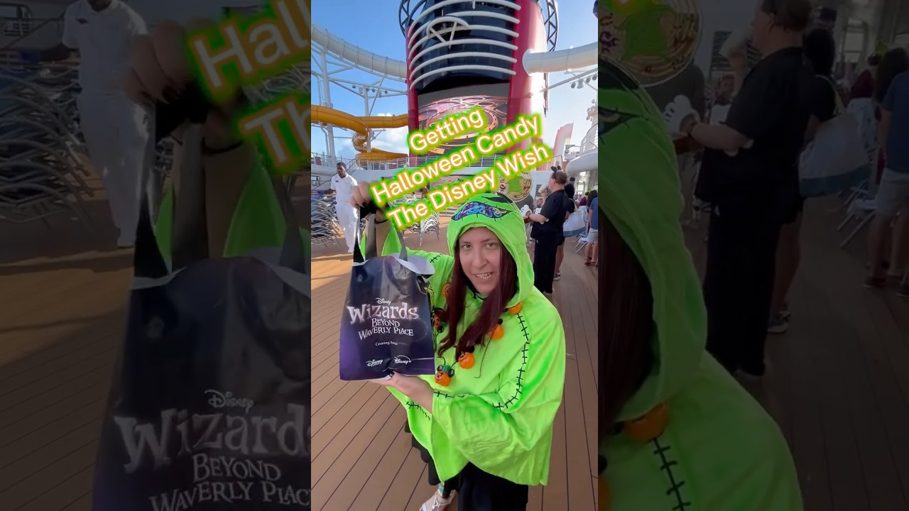 Getting Halloween Candy on The Disney Wish!! 