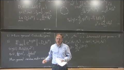 Linear statistics of eigenvalues - Kurt Johansson