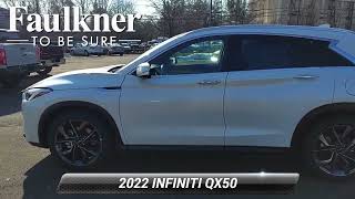 New 2022 INFINITI QX50 AUTOGRAPH, Willow Grove, PA NF106855