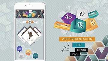 📱 Word Scramble Quiz - iOS (create quiz apps for iOS on Windows & Mac) ᴴᴰ